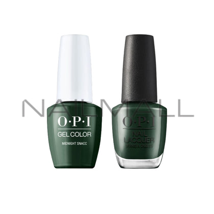 OPI 	Matching Gelcolor and Nail Polish - S035	Midnight Snacc