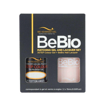 Bio Seaweed Gel 3Step Duo - Gel & Lacquer Combo - 05 COTTON ANGEL nailmall