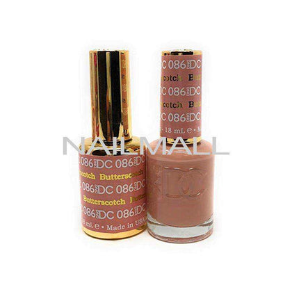 DND DC - Matching Gel and Nail Lacquer - DC86 Butterscotch nailmall