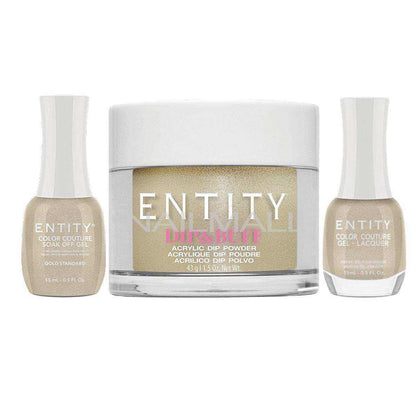 Entity Trio - Gel, Lacquer, & Dip Combo - GOLD STANDARD - 5401868 nailmall