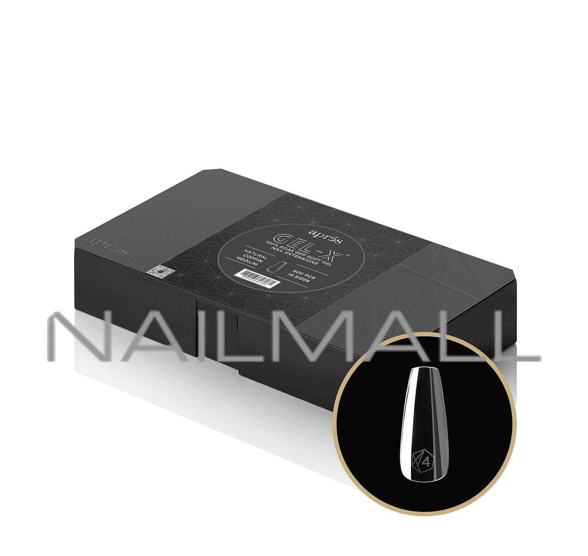 Gel-X® Natural Almond Extra Short Box of Tips - Pro (600pcs) – Aprés Nail