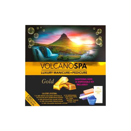 La Palm Volcano Spa 10 in 1 Pedicure - CBD+ Edition Gold nailmall