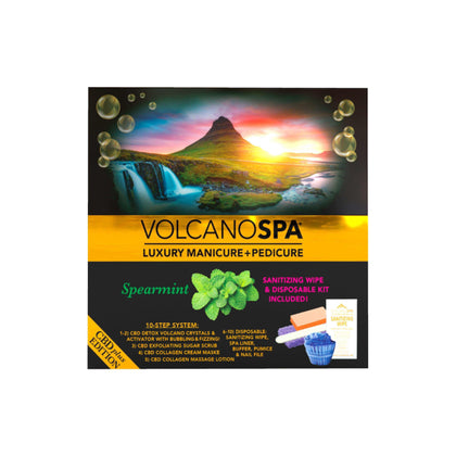 La Palm Volcano Spa 10 in 1 Pedicure - CBD+ Edition Spearmint nailmall