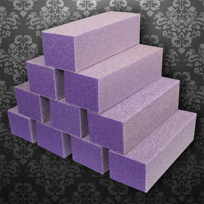 Purple Buffer White Grit Premium 3-Way nailmall