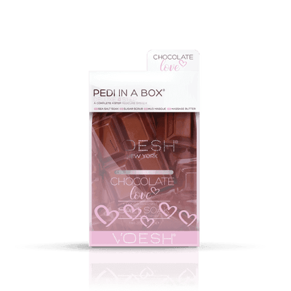 VOESH Pedi in a Box - Deluxe 4 Step Chocolate Love nailmall