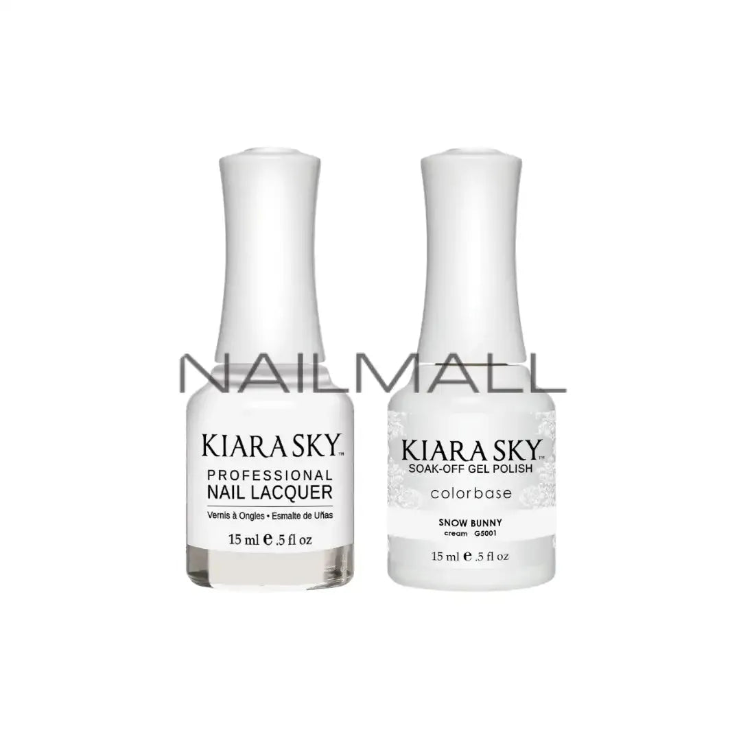 Snow Bunny	5001 - Kiara Sky	All in One	Gel Duo	Matching Gel and Nail Polish