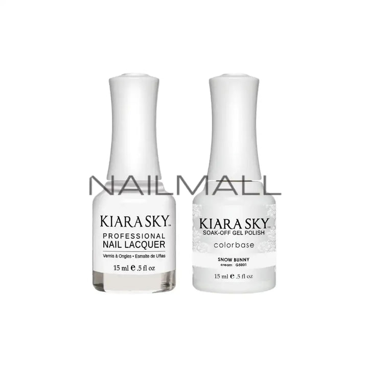 Snow Bunny	5001 - Kiara Sky	All in One	Gel Duo	Matching Gel and Nail Polish