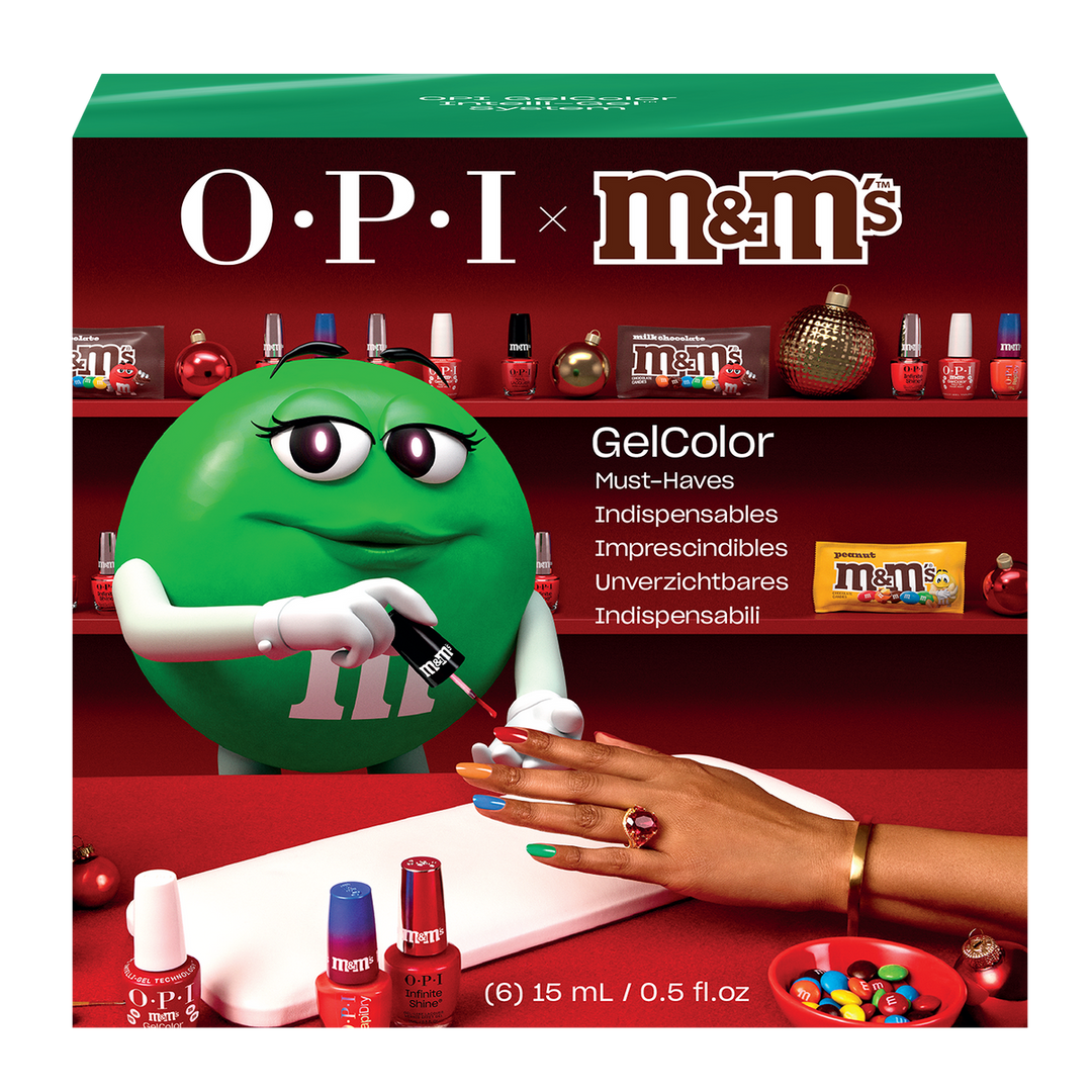 OPI x M&M's Intelli Gel Polish Sweeten Your Mani Collection | Gel Kit #2 (6 Pieces)