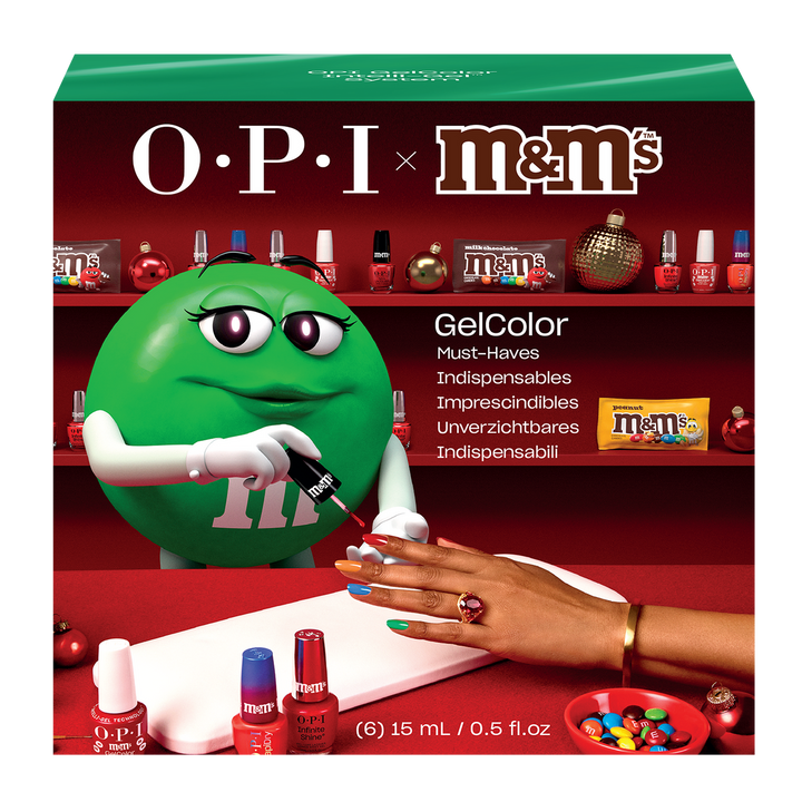 OPI x M&M's Intelli Gel Polish Sweeten Your Mani Collection | Gel Kit #2 (6 Pieces)