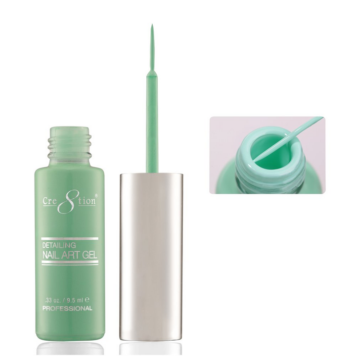 Cre8tion Detailing Nail Art Gel - Pastel Collection (18 Colors)