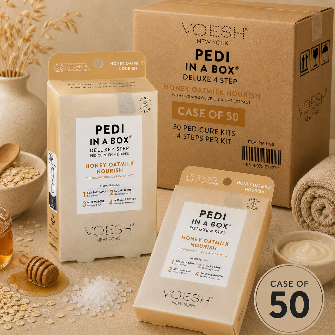 Voesh Pedi in a Box 4 Step | Disposable Spa Pedicure Kit