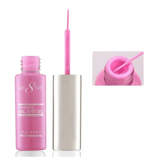 Cre8tion Detailing Nail Art Gel Liner - 09 Pink