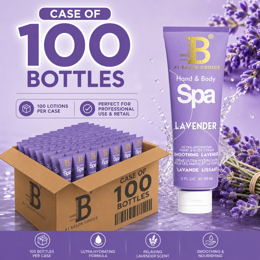Billionaire Hand & Body Spa Cream Lotion 3oz | Nourishing Moisturizing Spa Cream