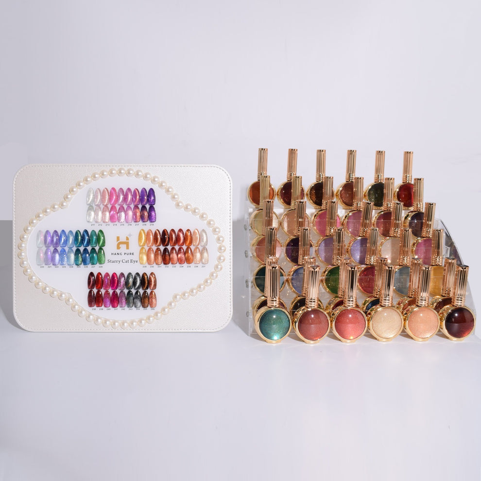 Hang Nail Product Starry Cat Eye Gel Polish Set – 36 Magnetic Colors (18ml) | 211-246