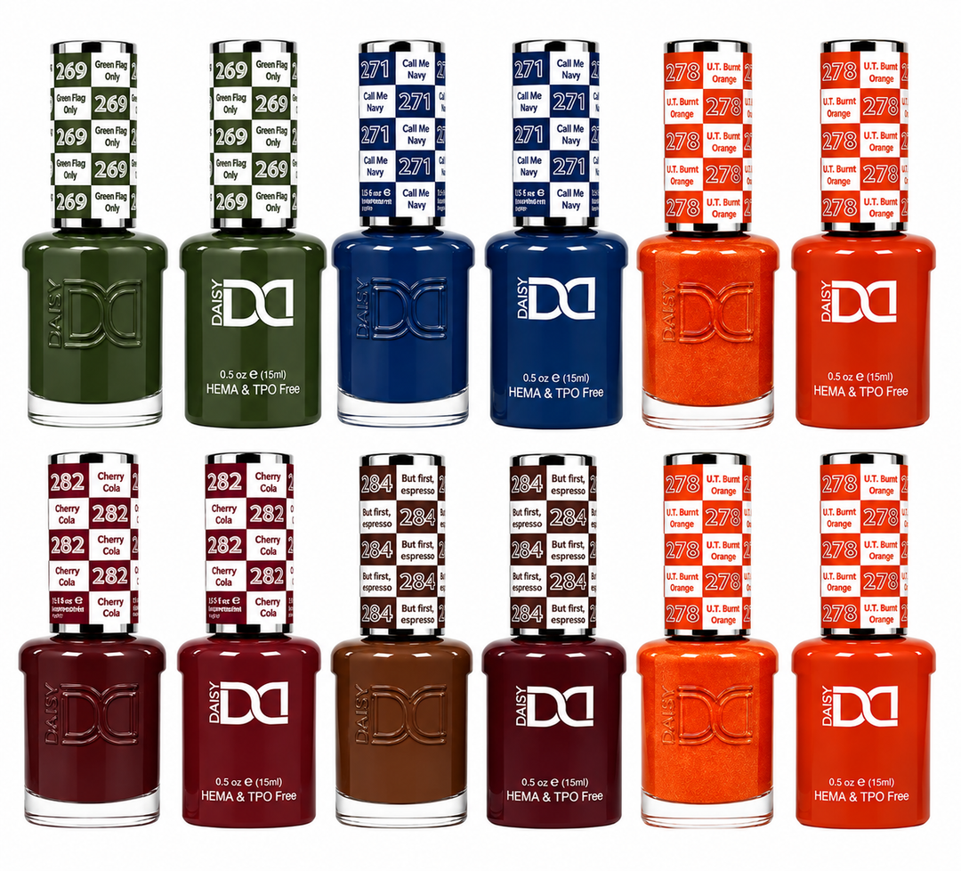 DND HEMA & TPO FREE Gel and Polish 6pc Bundle - Autumn Allure Collection