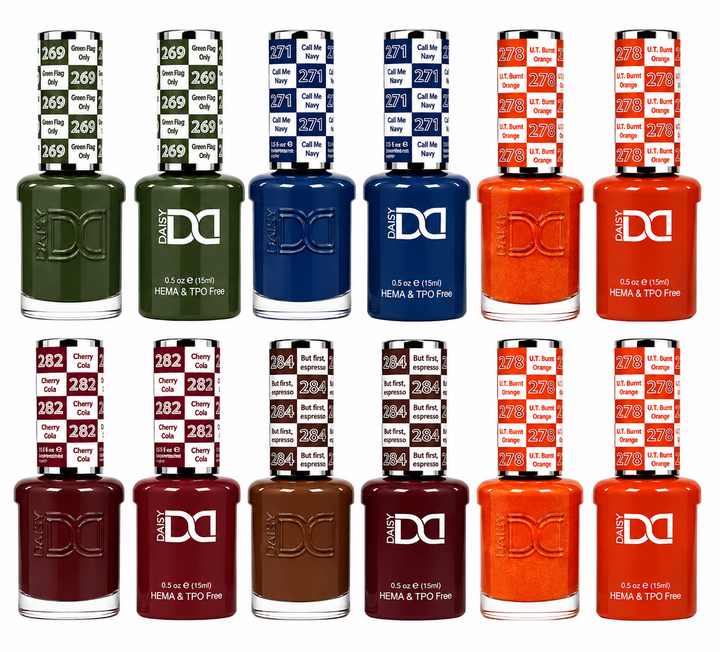 DND HEMA & TPO FREE Gel and Polish 6pc Bundle - Autumn Allure Collection