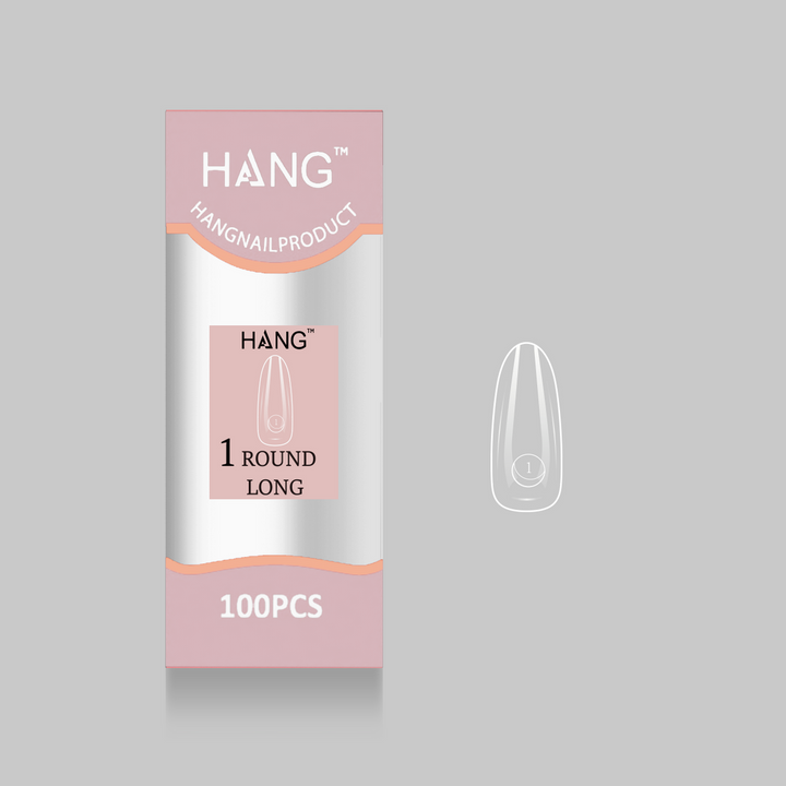Hang Nail Products - Premium Tip Refill (Round Long) - 100 pcs.