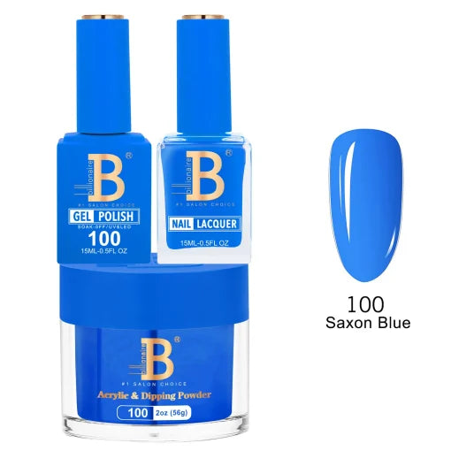 Billionaire Trio Matching Set - Imperial Collection - Saxon Blue (100)