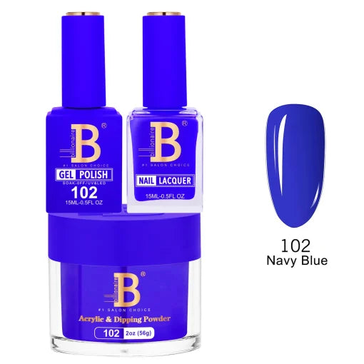 Billionaire Trio Matching Set - Imperial Collection - Navy Blue (102)