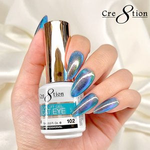 Cre8tion Cat Eye Soak Off Gel - 102