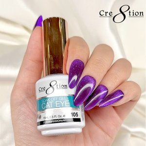 Cre8tion Cat Eye Soak Off Gel - 105