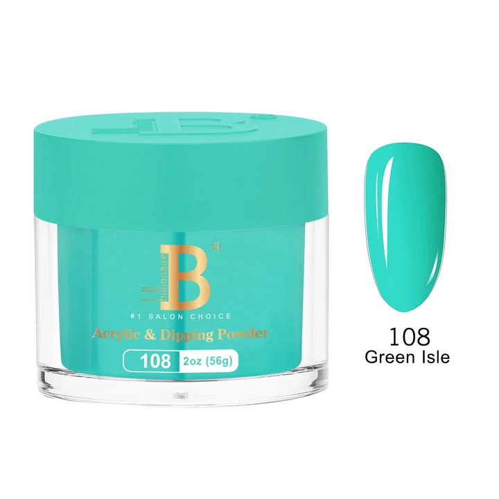 Billionaire Dip Acrylic Powder - Imperial Collection - Green Isle (108)