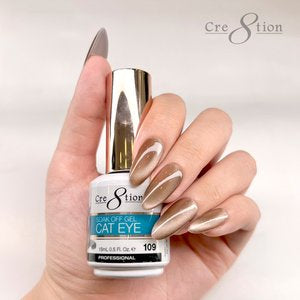 Cre8tion Cat Eye Soak Off Gel - 109