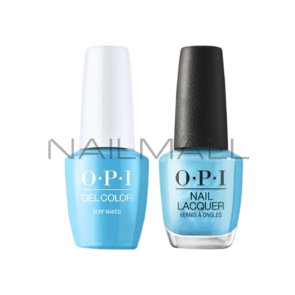 OPI	Summer 2023	Summer Makes the Rules	Gel Duo	Matching Gelcolor and Nail Polish	Surf Naked	P010