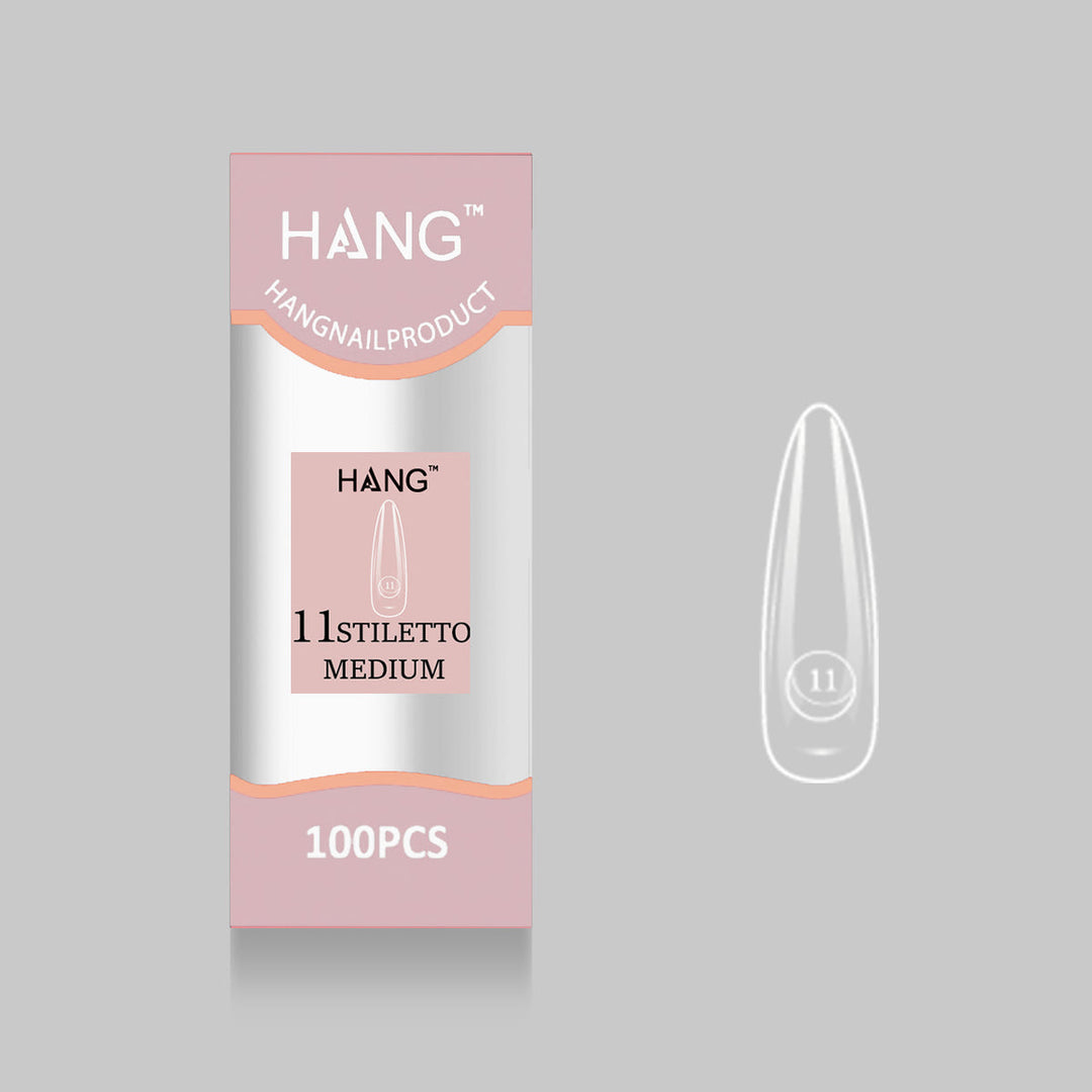 Hang Nail Products - Premium Tip Refill (Stiletto Medium) - 100 pcs.