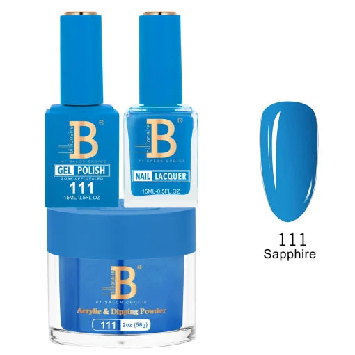 Billionaire Trio Matching Set - Imperial Collection - Sapphire (111)