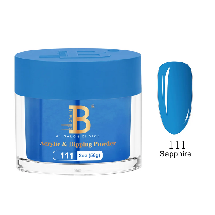 Billionaire Dip Acrylic Powder - Imperial Collection - Sapphire (111)