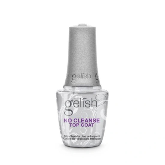 Gelish No Cleanse Top Coat Gel 0.5 oz | No-Wipe High Shine
