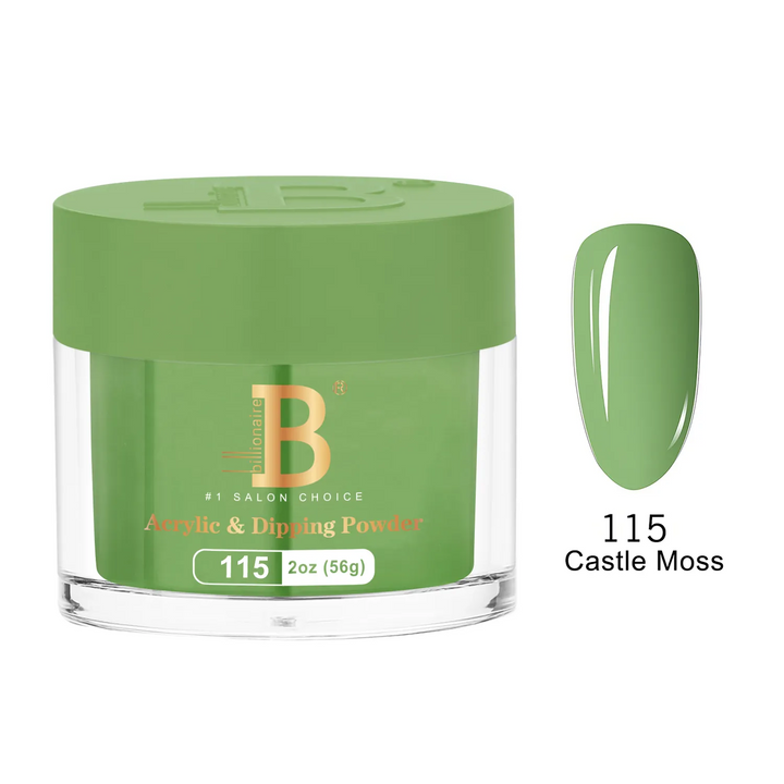 Billionaire Dip Acrylic Powder - Imperial Collection - Castle Moss (115)