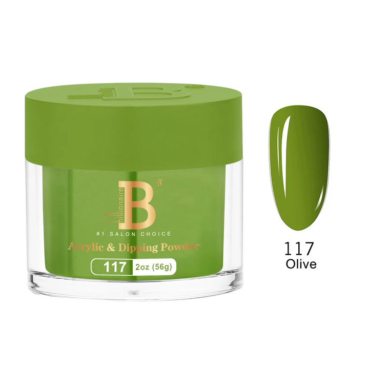 Billionaire Dip Acrylic Powder - Imperial Collection - Olive (117)