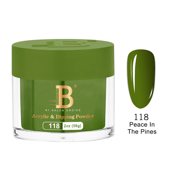 Billionaire Dip Acrylic Powder - Imperial Collection - Peace in The Pine (118)