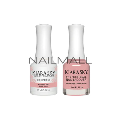 Kiara Sky	All in One	Gel Duo	Matching Gel and Nail Polish	Etiquette First	5011