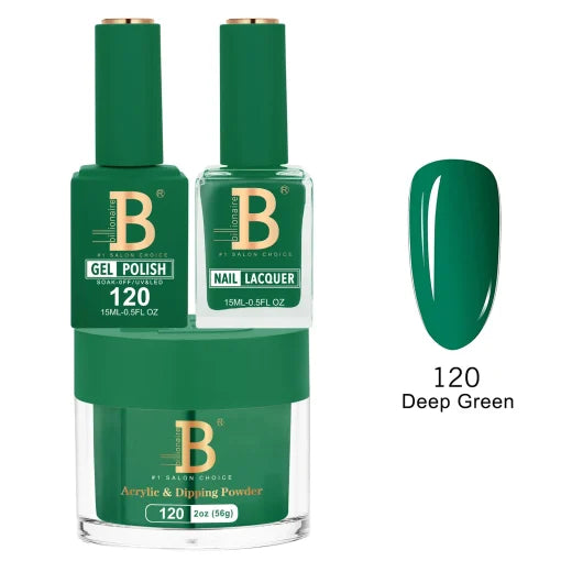 Billionaire Trio Matching Set - Imperial Collection - Deep Green (120)