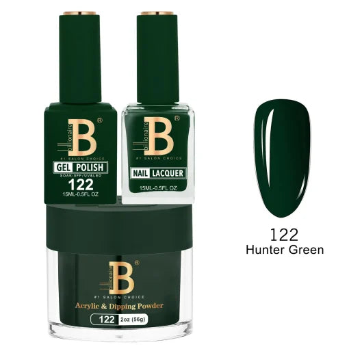 Billionaire Trio Matching Set - Imperial Collection - Hunter Green (122)