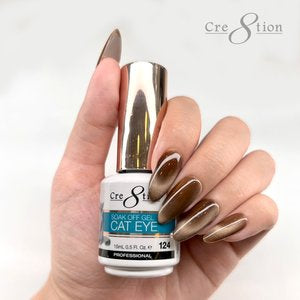 Cre8tion Cat Eye Soak Off Gel - 124