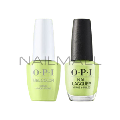 OPI	Summer 2023	Summer Makes the Rules	Gel Duo	Matching Gelcolor and Nail Polish	Summer Monday Fridays	P012