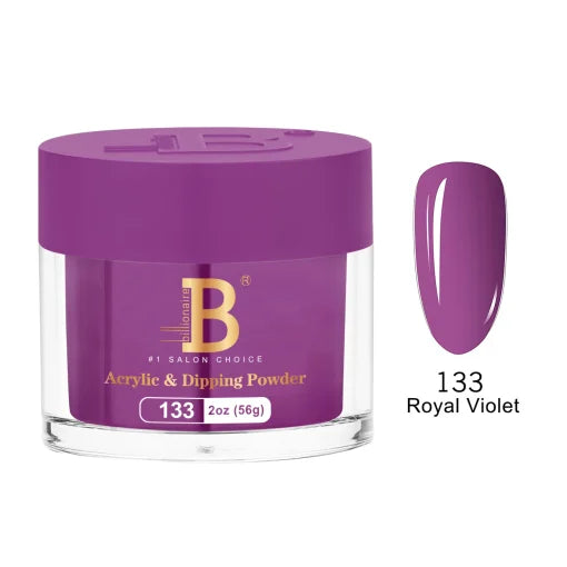 Billionaire Dip Acrylic Powder - Imperial Collection - Royal Violet (133)