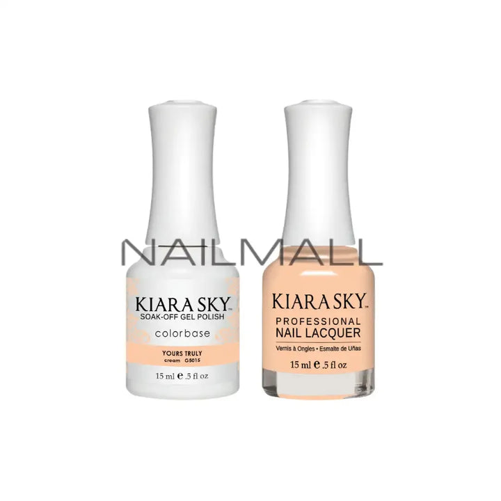Yours Truly	5015 - Kiara Sky	All in One	Gel Duo	Matching Gel and Nail Polish