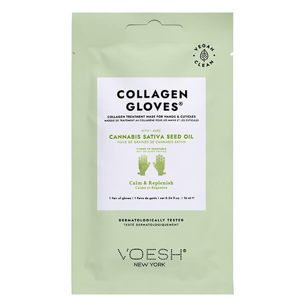 Voesh Collagen Spa Manicure Gloves | Argan Oil, Cannabis Sativa & Mint