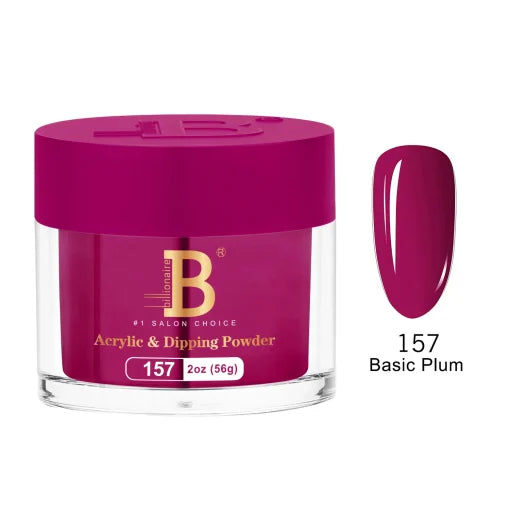 Billionaire Dip Acrylic Powder - Imperial Collection - Basic Plum (157)