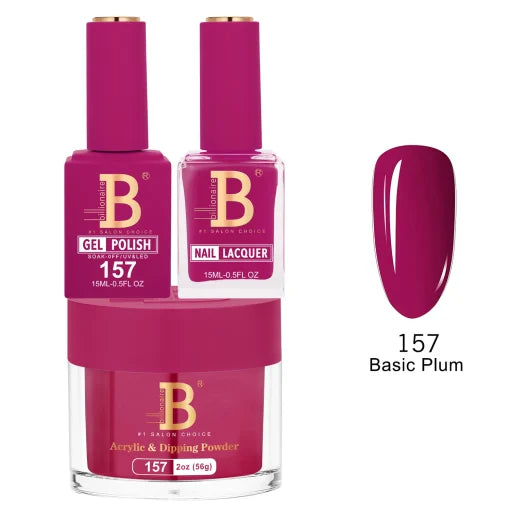 Billionaire Trio Matching Set - Imperial Collection - Basic Plum (157)