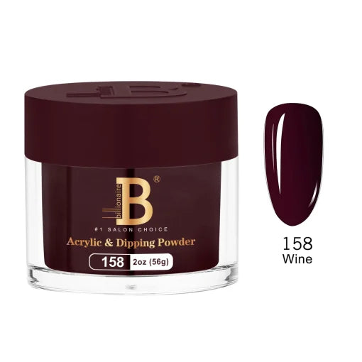 Billionaire Dip Acrylic Powder - Imperial Collection - Wine (158)