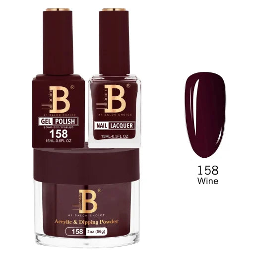 Billionaire Trio Matching Set - Imperial Collection - Wine (158)