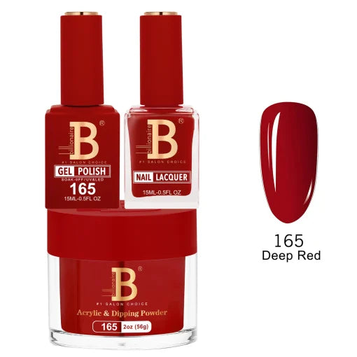 Billionaire Trio Matching Set - Imperial Collection - Deep Red (165)