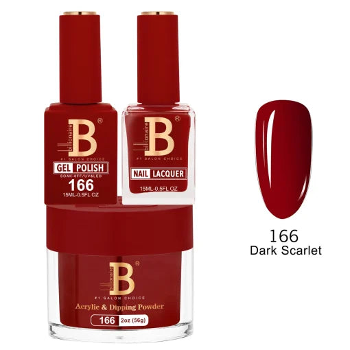 Billionaire Trio Matching Set - Imperial Collection - Dark Scarlet (166)
