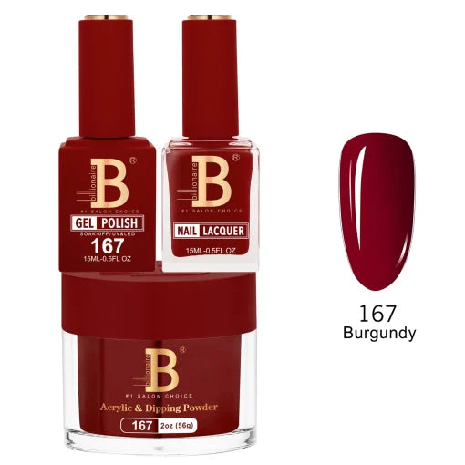 Billionaire Trio Matching Set - Imperial Collection - Burgundy (167)